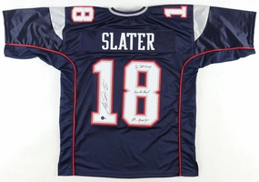 Ja' Lynn Polk Signed New England Patriots Jersey (Beckett) Pats #2 2024 Pick W.R