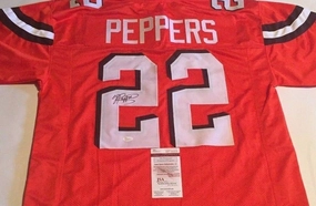 Jabrill Peppers Signed Browns Jersey (JSA) Cleveland 1st round pick 2017 #22