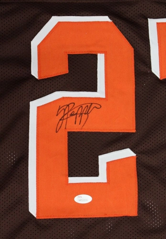 Jabrill Peppers Signed Browns Jersey (JSA) Cleveland 1st round pick Draft #27