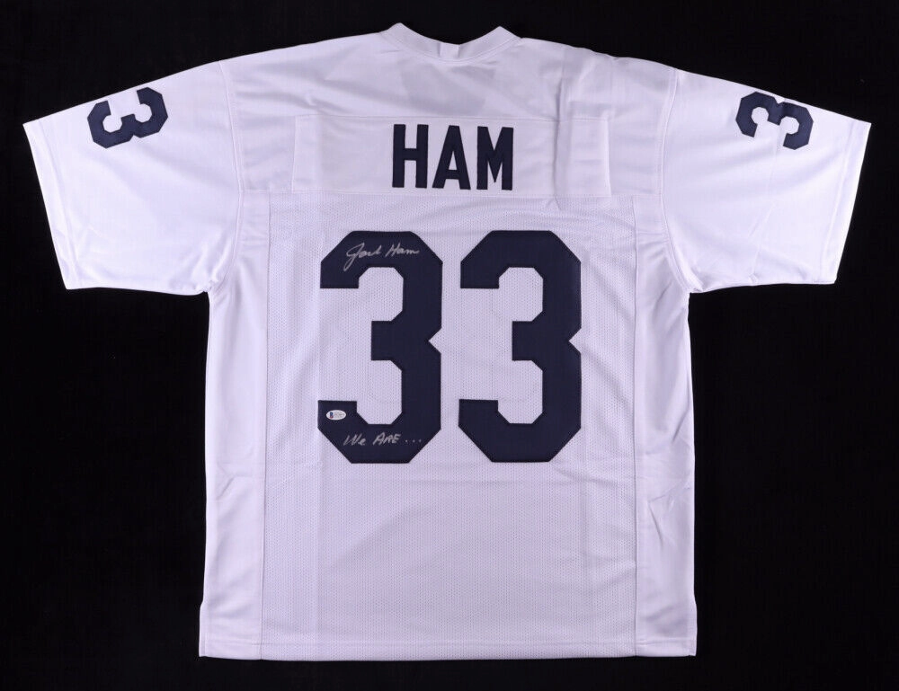 Jack Ham Signed Penn State Nittany Lions Jersey Inscribed We Are.. (Beckett COA)