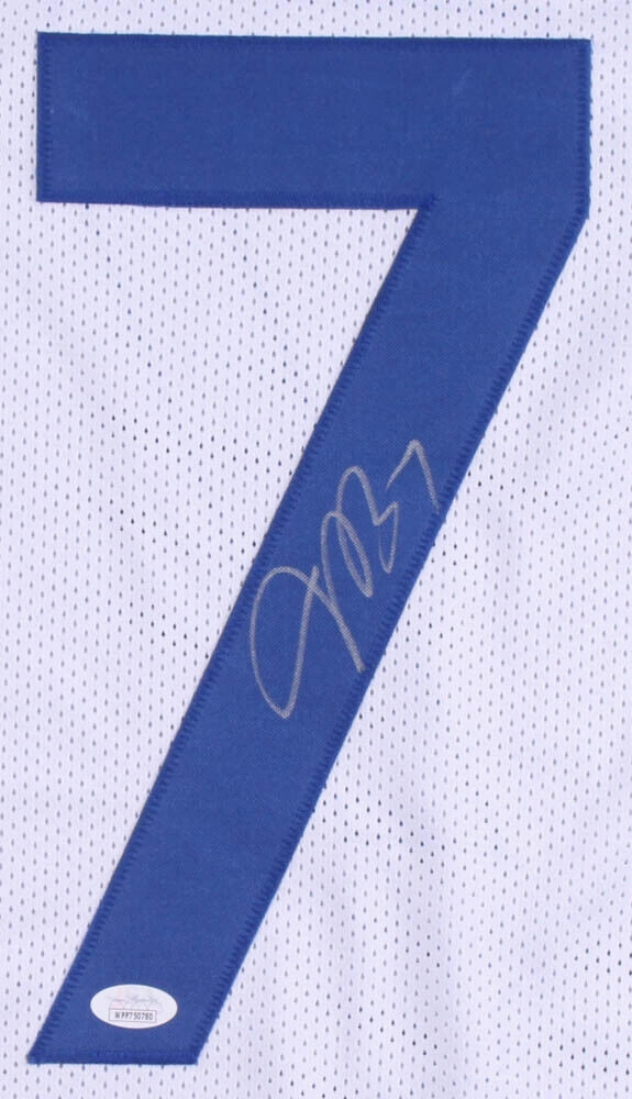 Jacoby Brissett Signed Indianapolis Colts Jersey (JSA COA) 2016 3rd Rd Draft Pk