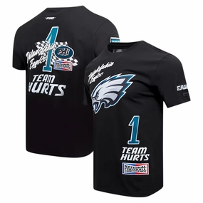 Jalen Hurts NFL Philadelphia Eagles Pro Standard Fast Lane Name & Number Player T-Shirt - Black