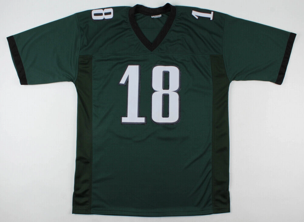 Jalen Reagor Signed Philadelphia Eagles Jersey (Beckett COA) 2020 1st Rd Pk /TCU