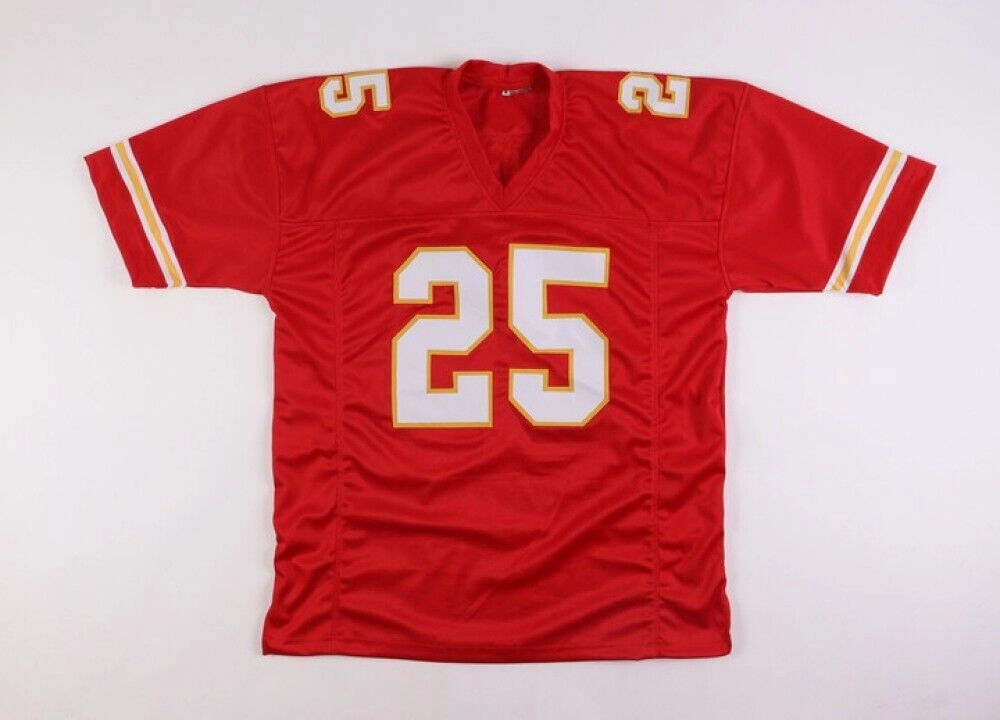 Jamaal Charles Signed Chiefs Red Home Jersey (PSA) K C's 4xPro Bowl Running Back
