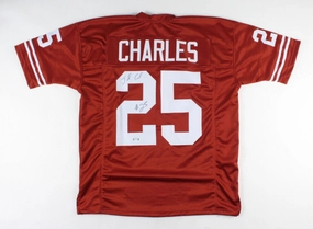Jamaal Charles Signed Texas Longhorns Jersey (PSA Holo) K.C.Chiefs R.B 20082016