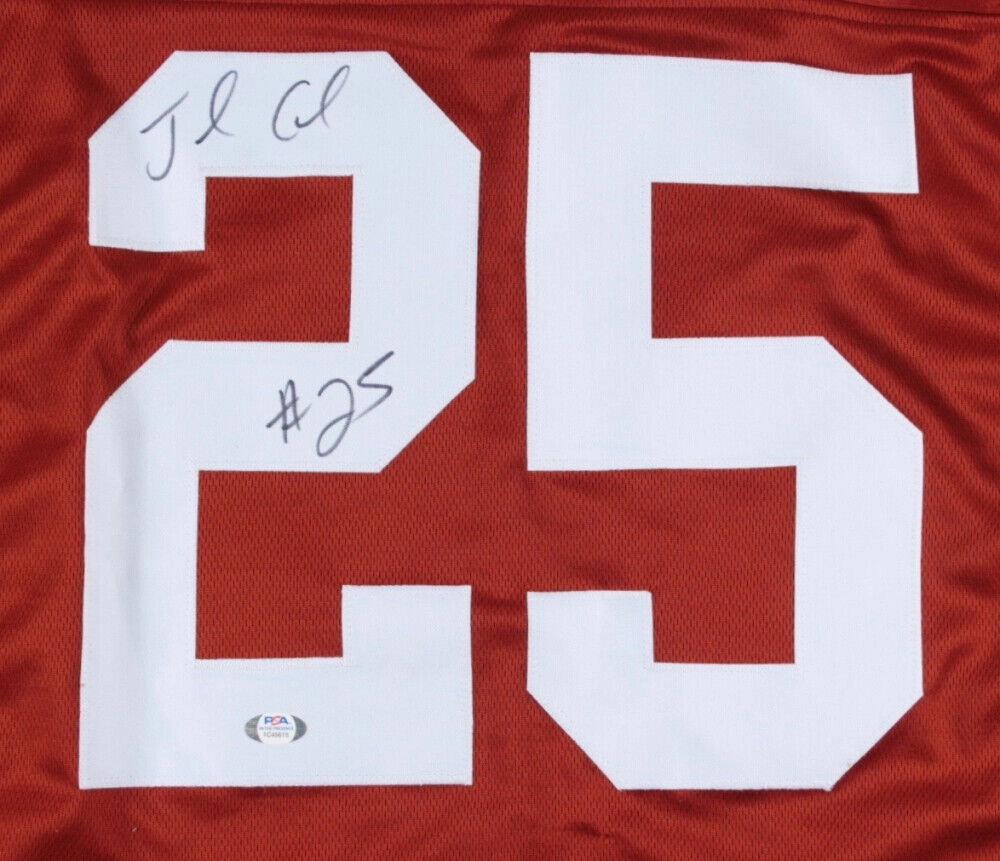 Jamaal Charles Signed Texas Longhorns Jersey (PSA Holo) K.C.Chiefs R.B 20082016