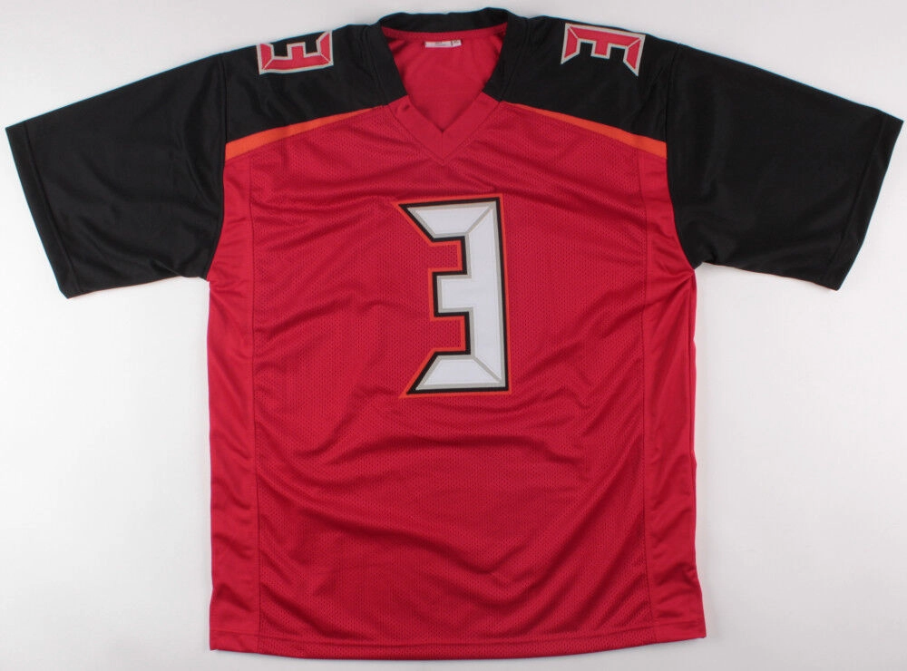 Jameis Winston Signed Tampa Bay Buccaneers Jersey (Beckett COA) NFL R.O.Y 2015
