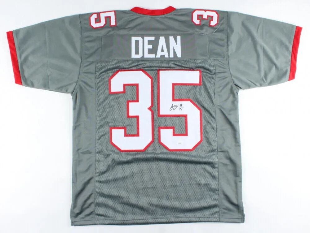 Jamel Dean Signed Buccaneers Jersey (JSA COA) Tampa Bay 2019 3rd Round Pick