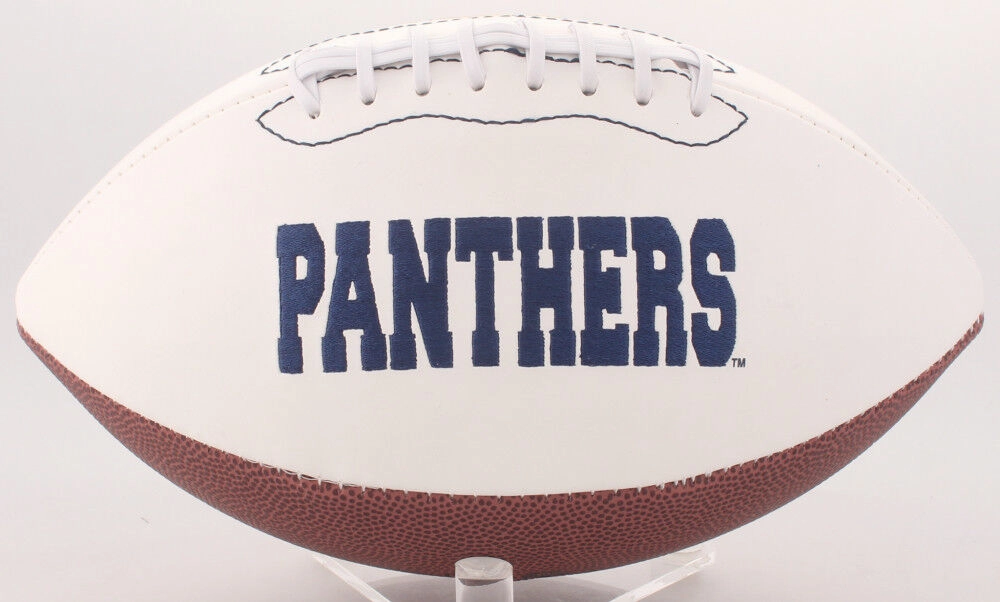 James Conner Signed Pittsburgh Panthers Logo Football (JSA COA) Steelers #1 R.B.