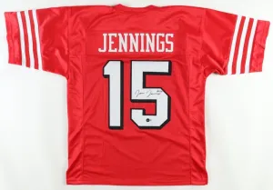 Jauan Jennings Signed San Francisco 49ers Jersey (Beckett) Ex Tennessee Vol. W.R