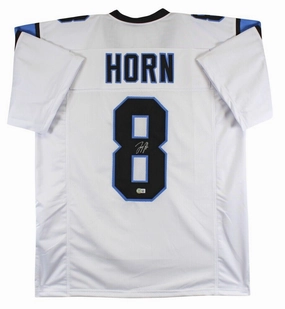 Jaycee Horn Signed Carolina Panthers Jersey (Beckett) 2021 1st Round Pick / D.B.