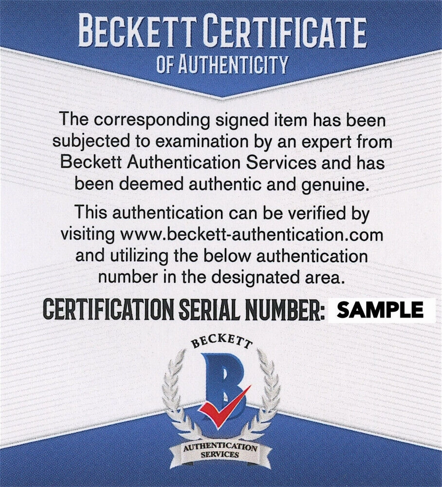 Jeremy Shockey Signed Miami Hurricanes Jersey (Beckett COA) New York Giants T.E.