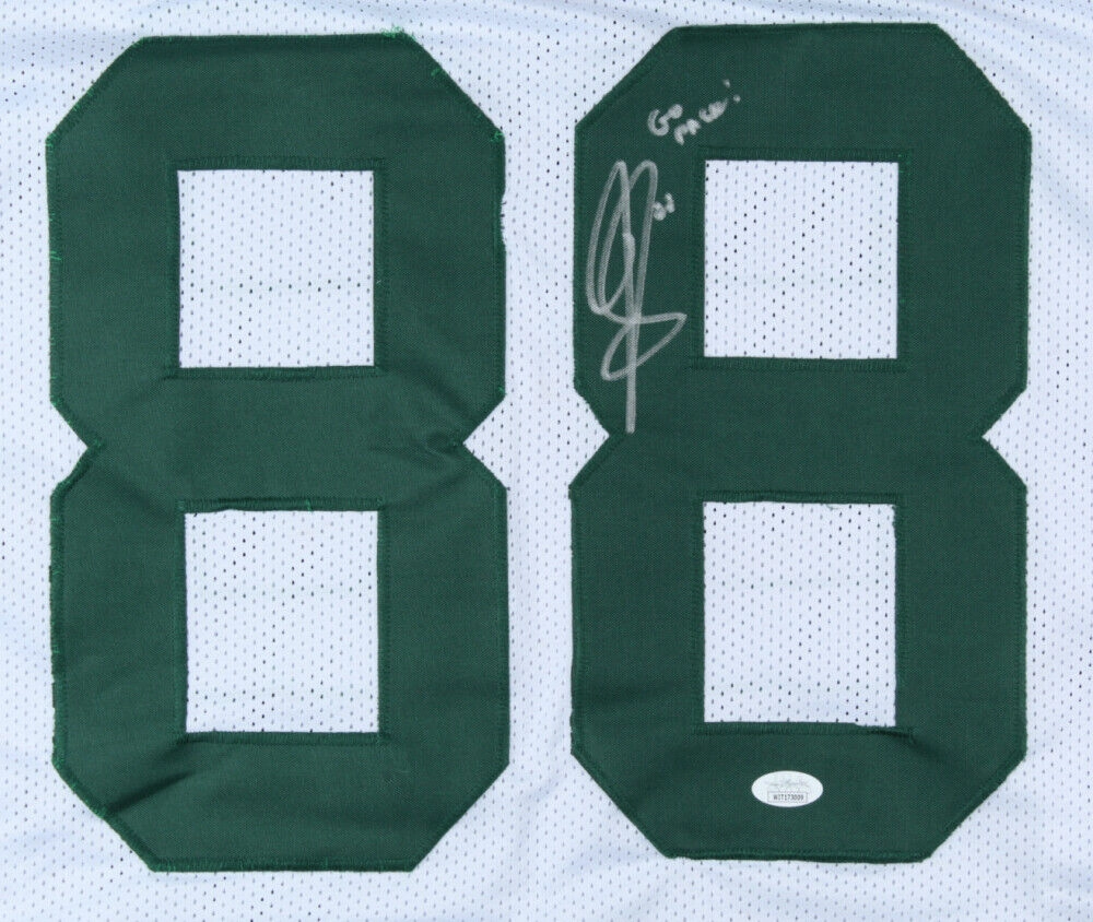 Jermichael Finley Signed Green Bay Packers Jersey Inscribed "Go Pack!" (JSA COA)