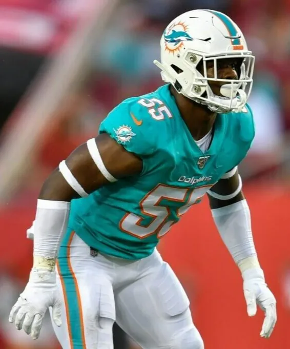 Jerome Baker Signed Miami Dolphins Jersey (JSA) Ex-Ohio State / Linebacker