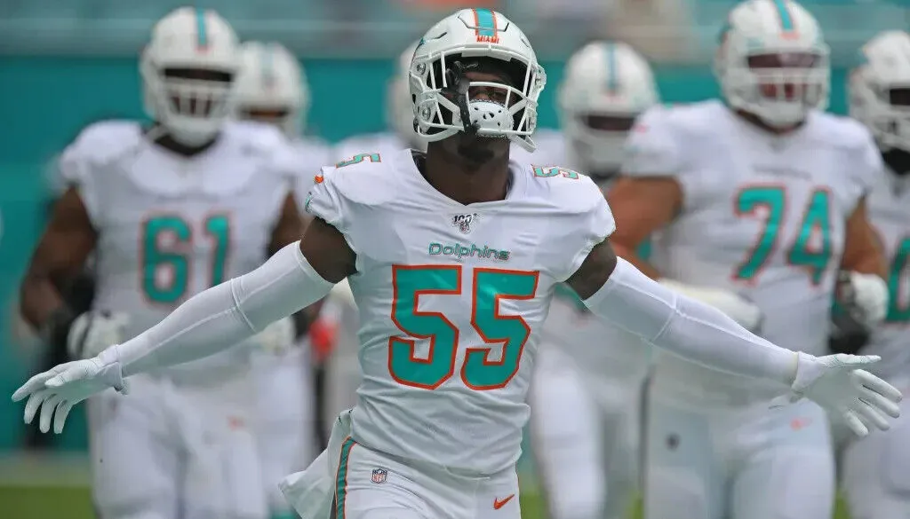 Jerome Baker Signed Miami Dolphins Jersey (JSA) Ex-Ohio State / Linebacker