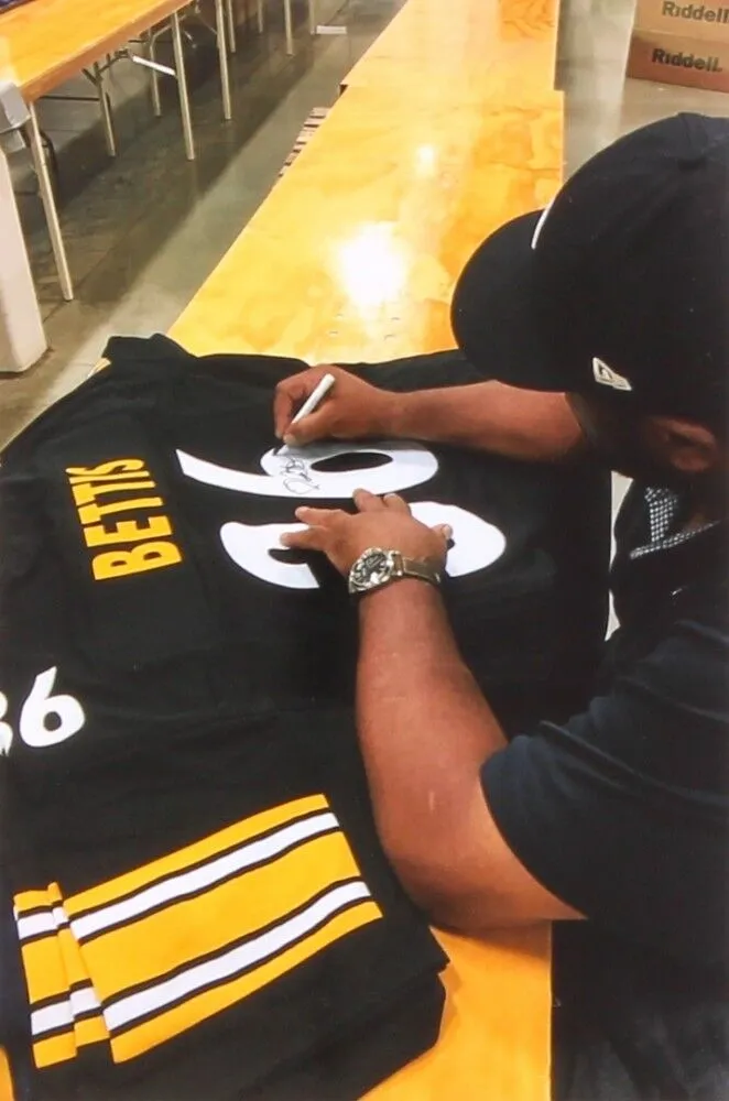 Jerome Bettis Signed Pittsburgh Steelers Jersey (Beckett) Super Bowl XL Champion
