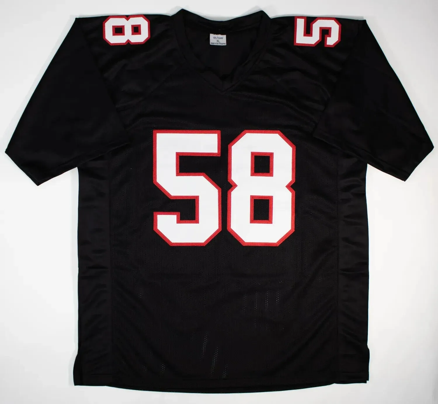 Jessie Tuggle Signed Atlanta Falcons Home Jersey (JSA COA) 5Pro Bowl Linebacker