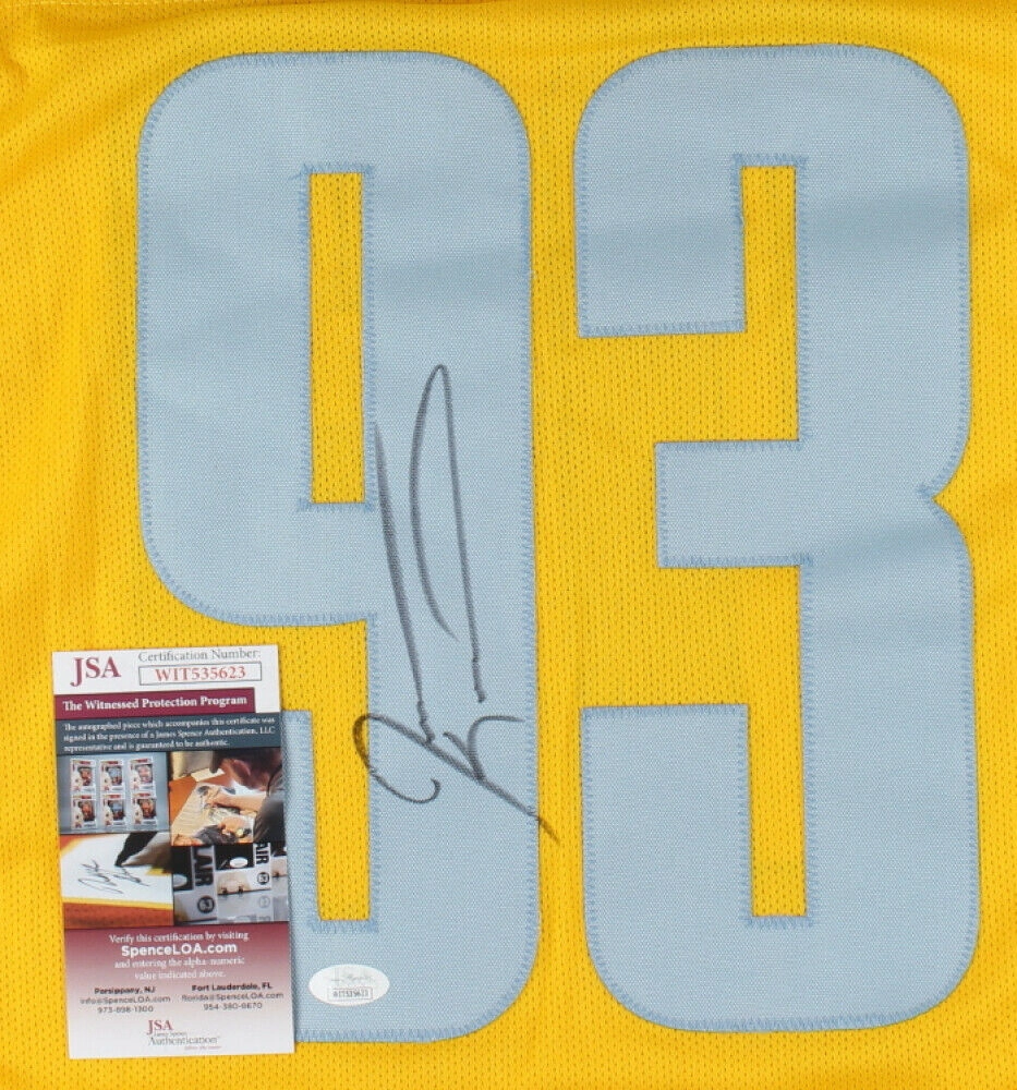 Jevon Kearse Signed Philadelphia Eagles Throwback Jersey (JSA COA) 3xPro Bowl DE