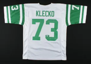 Joe Klecko Signed New York Jets Jersey Inscribed "NY Sack Exchange" (PSA COA)