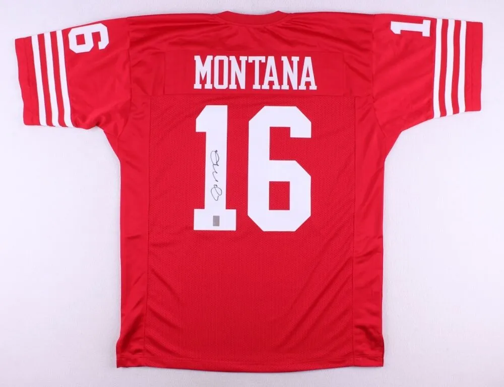 Joe Montana Signed San Francisco 49ers Jersey (GTSM Holo) 4x Super Bowl Champion