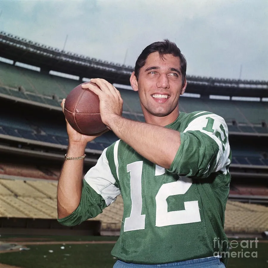 Joe Namath New York Jets 35"x43" Framed Jersey Super Bowl III Champ & MVP
