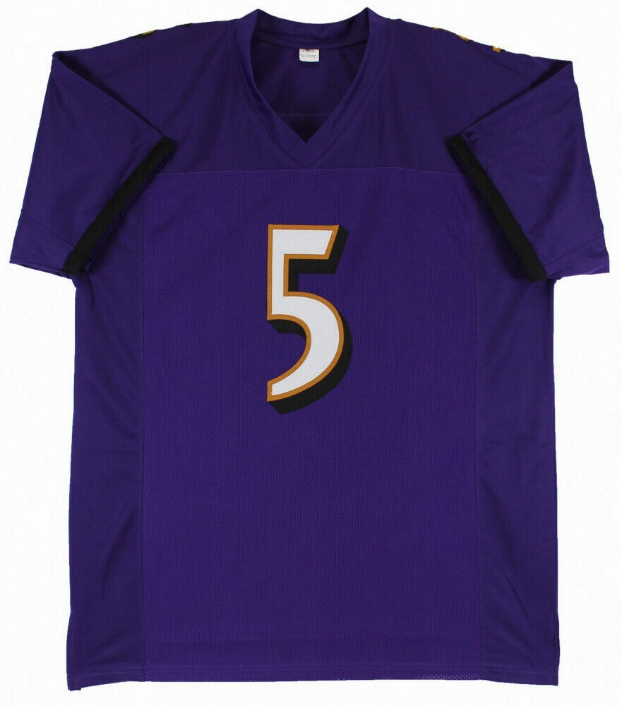 Joe Flacco Signed Baltimore Ravens Jersey (JSA COA) Super Bowl XLVII Champion