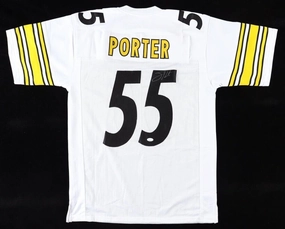 Joey Porter Sr. Signed Pittsburgh Steelers Jersey (JSA COA) All Pro Linebacker