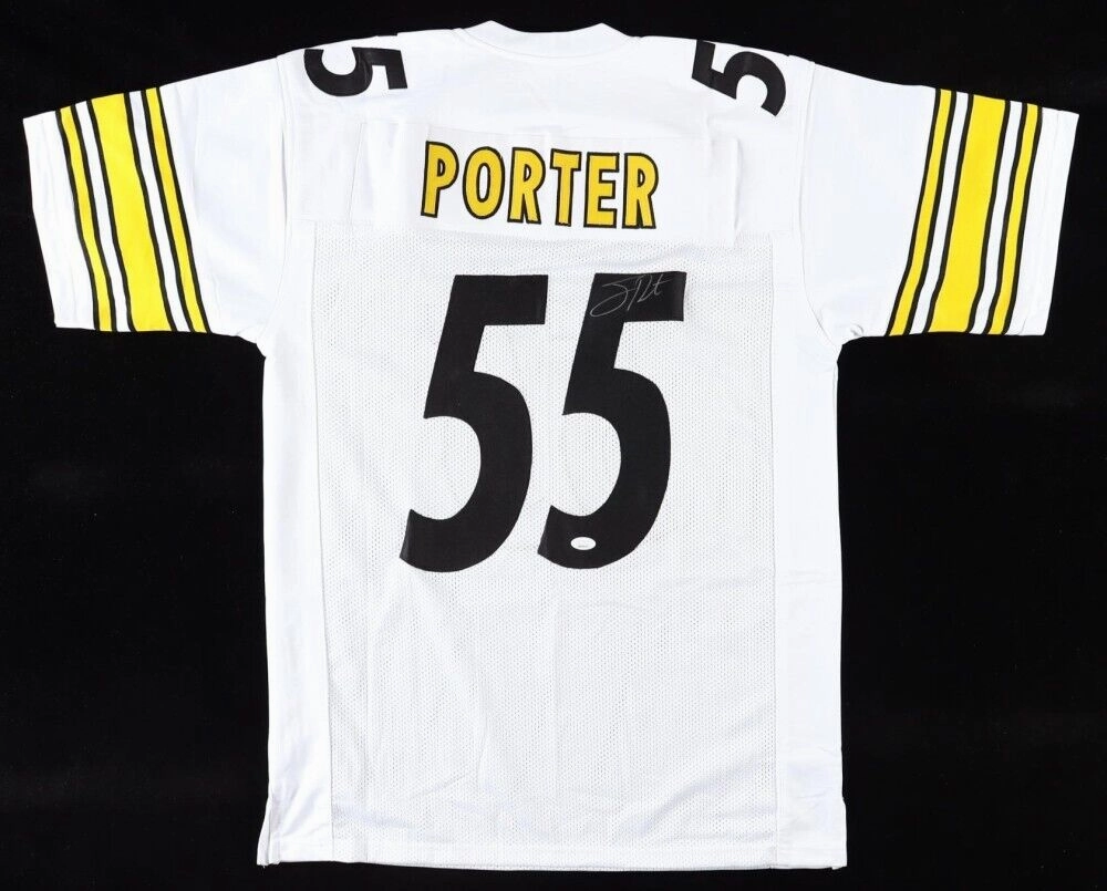 Joey Porter Sr. Signed Pittsburgh Steelers Jersey (JSA COA) All Pro Linebacker