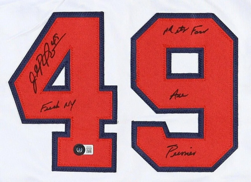 John Rocker Signed Atlanta Braves Jersey "F**k NY & Mets Fans Are P****s Beckett