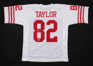 John Taylor Signed San Francisco 49ers Jersey (JSA) 3xSuper Bowl Champion W.R.