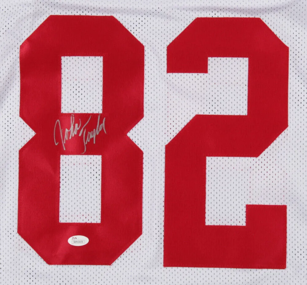 John Taylor Signed San Francisco 49ers Jersey (JSA) 3xSuper Bowl Champion W.R.