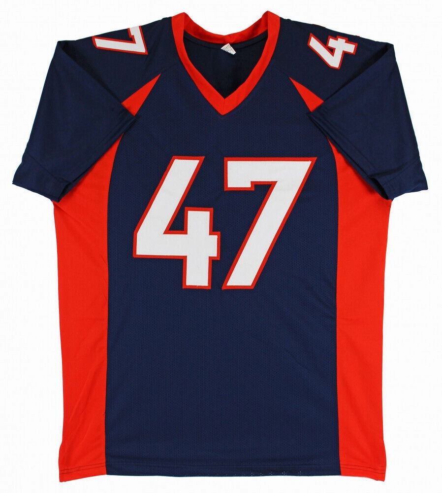 John Lynch Signed Denver Broncos Jersey (Beckett COA) 9xPro Bowl D.B. H.O.F.