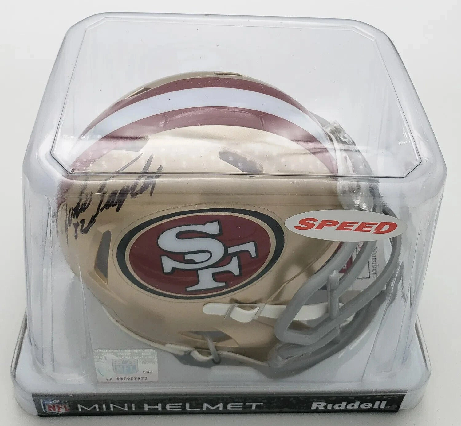John Taylor Signed San Francisco 49ers Mini Helmet (JSA COA) 3Super Bowl Champ