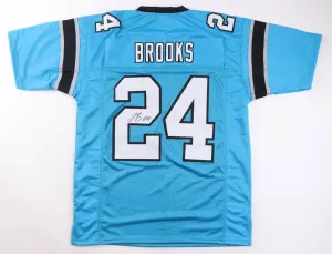 Jonathan Brooks Signed Carolina Panthers Jersey (JSA COA) Ex Texas Longhorns R.B