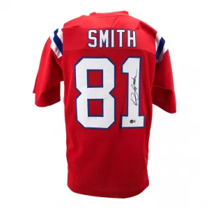 Jonnu Smith Signed New England Patriots Jersey (Beckett COA)  Former Titans T.E.