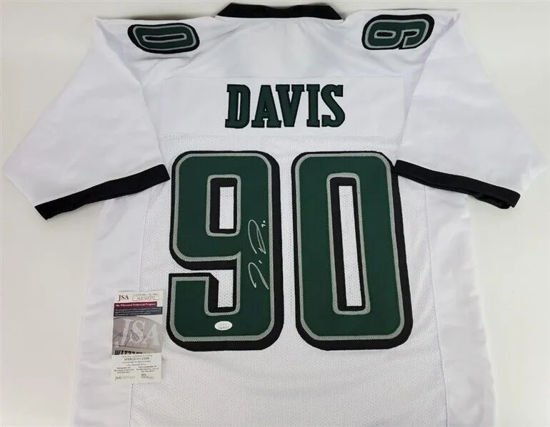 Jordan Davis Signed Philadelphia Eagles Jersey (JSA COA) 2022 1st Round Pick DT