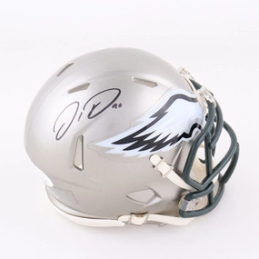 Jordan Davis Signed Philadelphia Eagles Mini Helmet (JSA COA) 2022 1st Round Pck