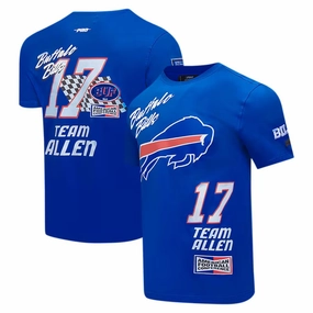 Josh Allen NFL Buffalo Bills Pro Standard Fast Lane Name & Number Player T-Shirt - Royal
