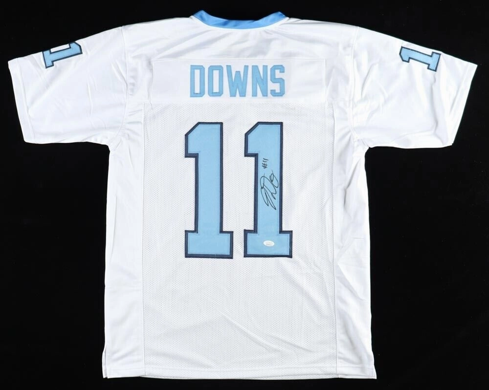 Josh Downs Signed North Carolina Tar Heels Jersey (JSA) Indianapolis Colts W.R.