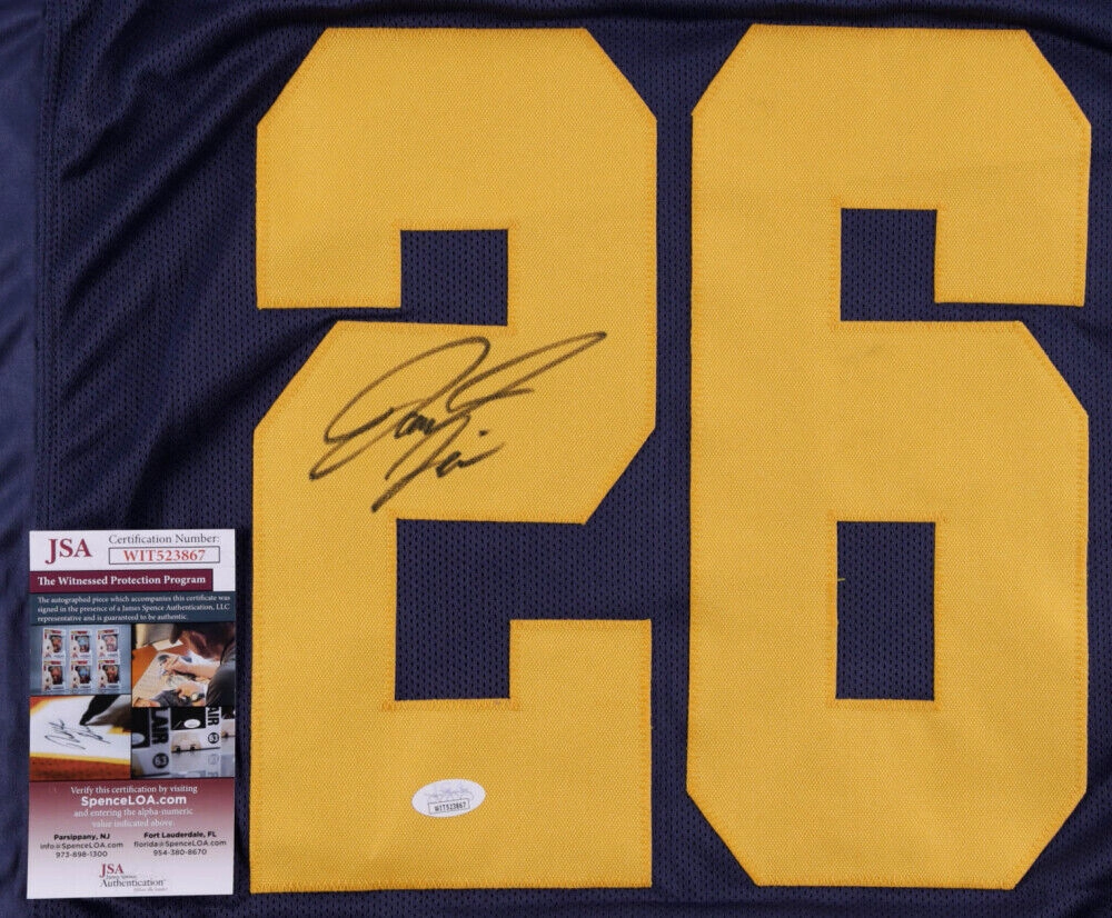 Jourdan Lewis Signed Michigan Wolverines Jersey (JSA COA) Dallas Cowboys D,B,