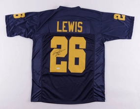 Jourdan Lewis Signed Michigan Wolverines Jersey (JSA COA) Dallas Cowboys D,B,