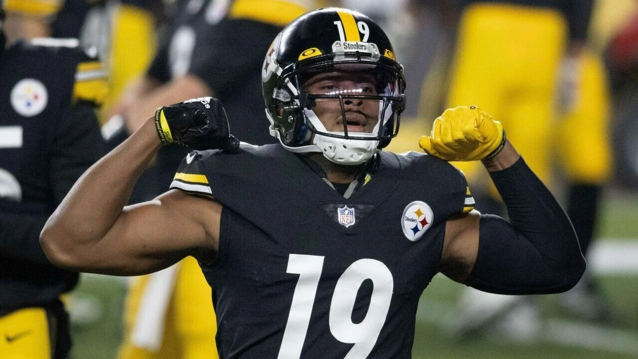 JuJu Smith-Schuster Signed Steelers Color Rush Jersey (TSE) Pittsburgh #1 W.R.