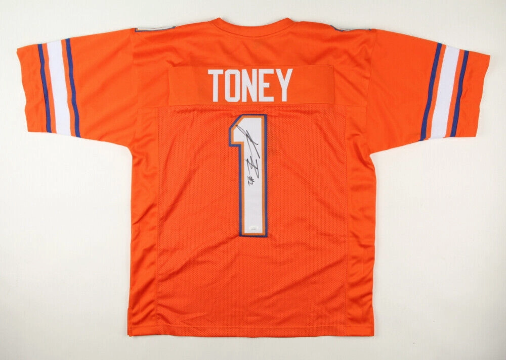 Kadarius Toney Signed Florida Gators Jersey (JSA COA) 2021 1st Rnd Pick  Giants