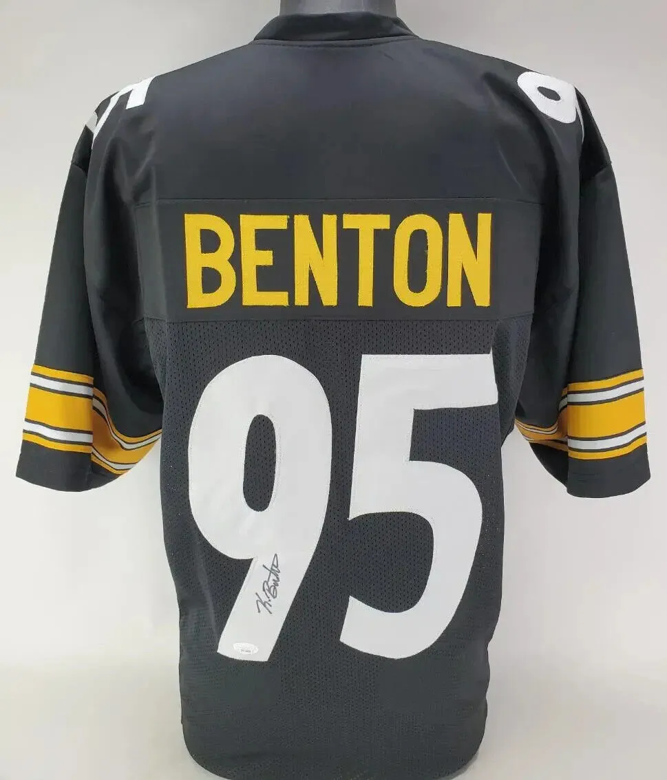 Keeanu Benton Signed Pittsburgh Steelers Jersey (JSA COA) 2023 Rookie Nose Tckl.