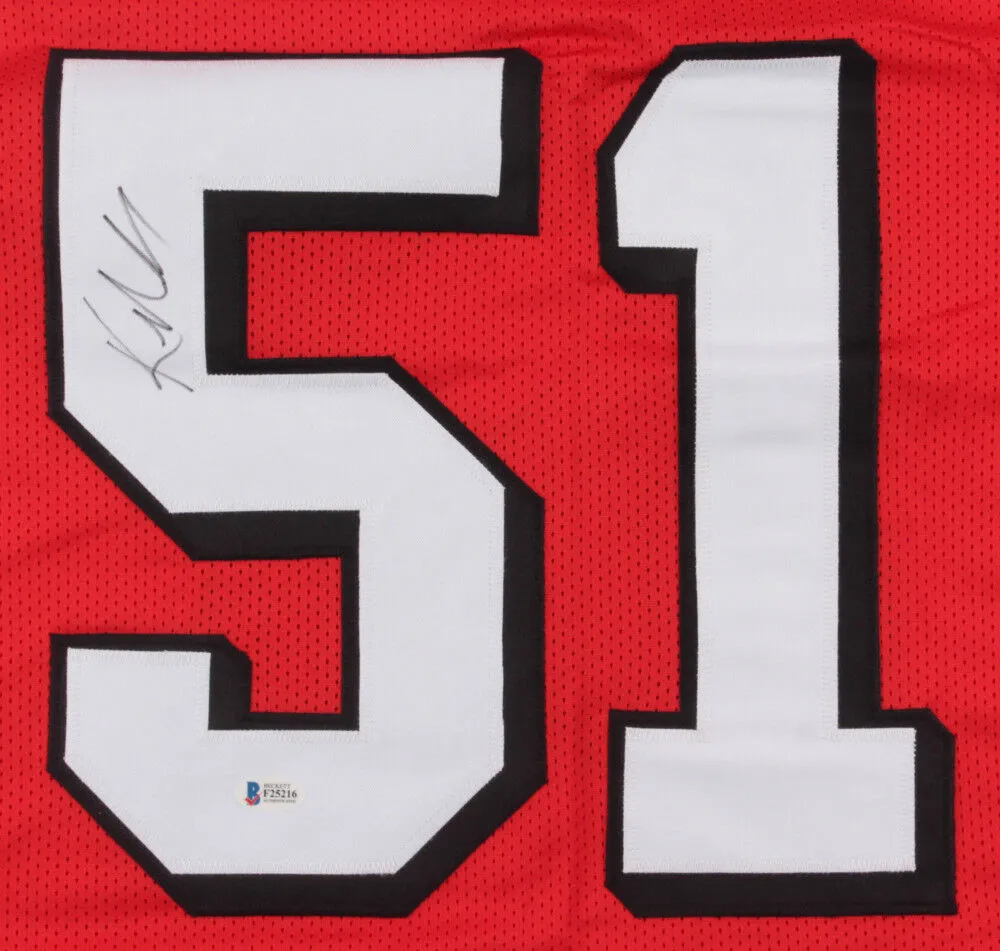 Ken Norton Jr. Signed San Francisco 49ers Jersey (Beckett) 3Super Bowl Champion