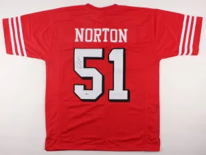 Ken Norton Jr Signed San Francisco 49ers Jersey (Beckett) 3Super Bowl Champion