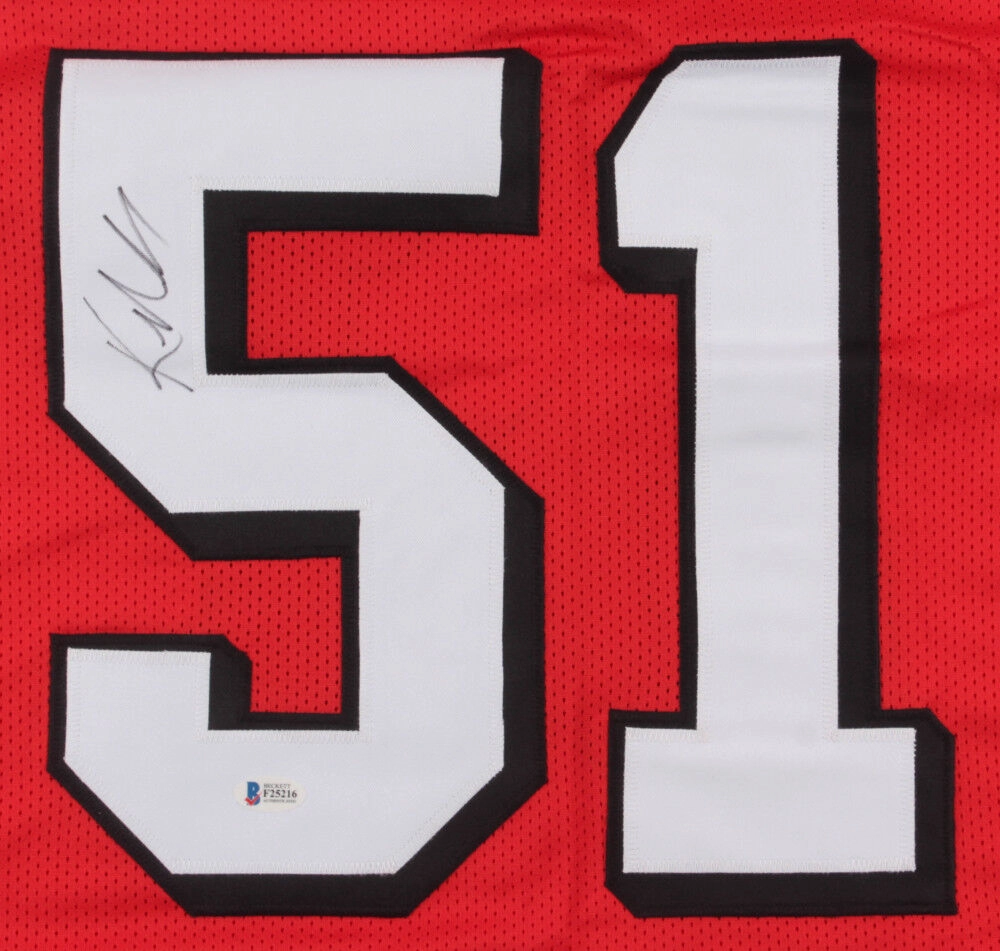 Ken Norton Jr Signed San Francisco 49ers Jersey (Beckett) 3Super Bowl Champion