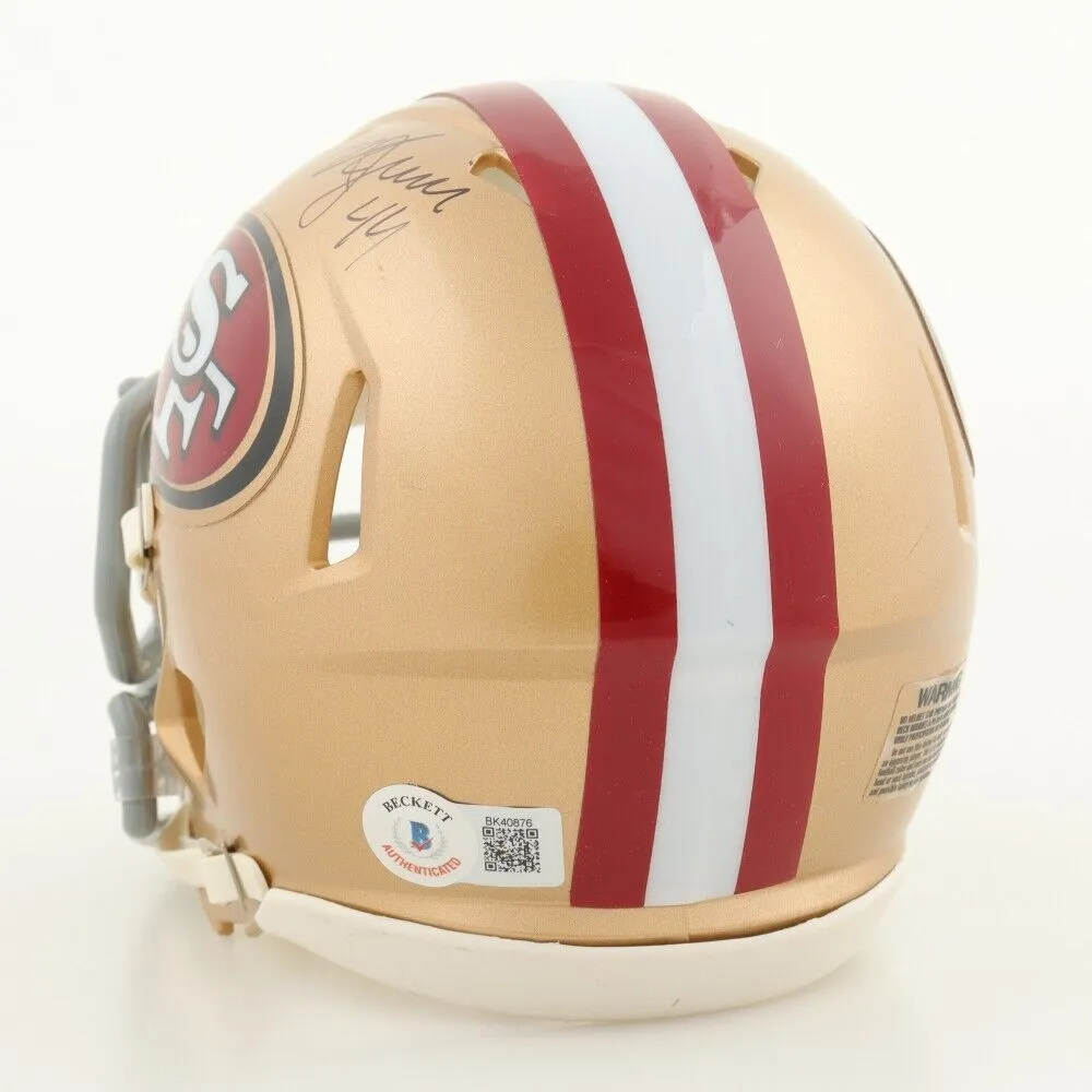 Kyle Juszczyk Signed San Francisco 49ers Mini Helmet (Beckett) All Pro Full Back