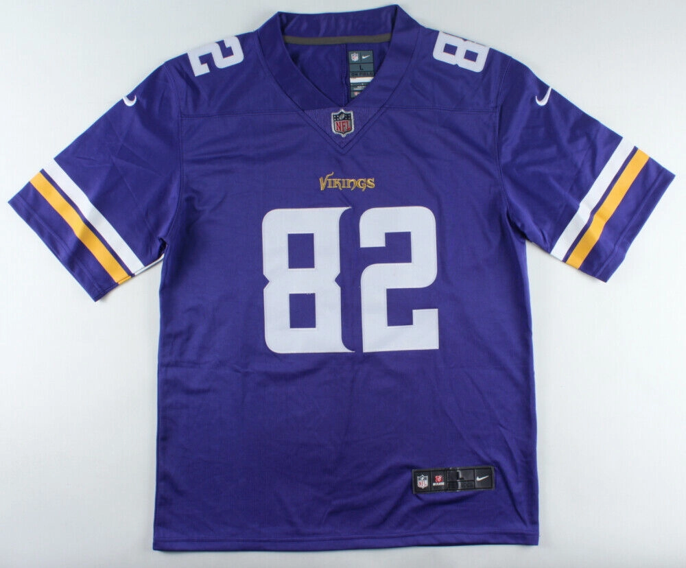 Kyle Rudolph Signed Minnesota Viking Nike on Field Style Jersey (PSA) 2Pro Bowl