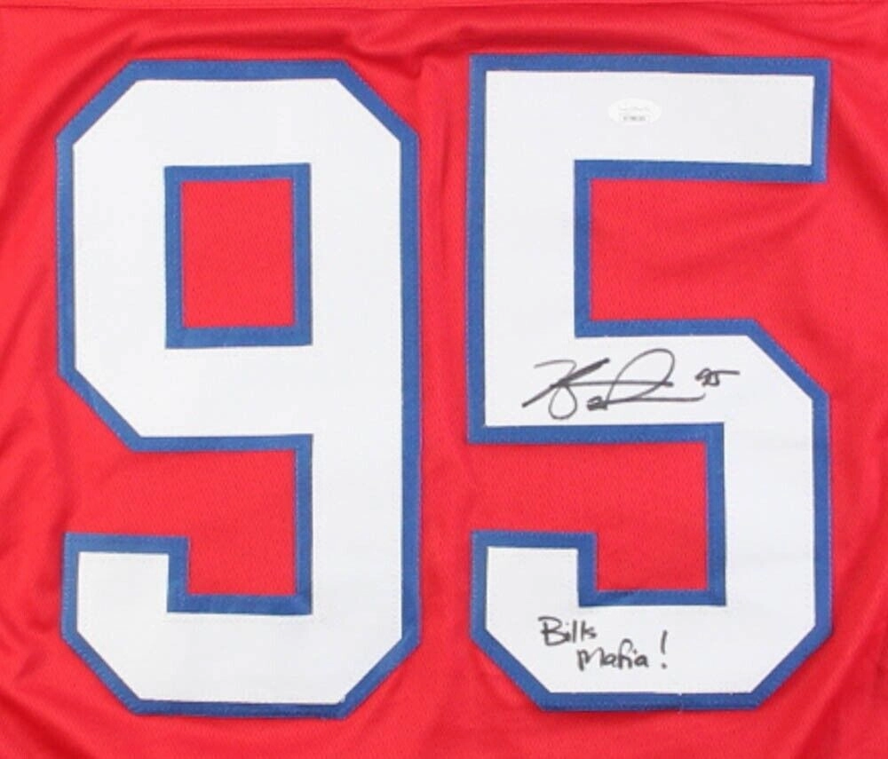 Kyle Williams Signed Buffalo Bill Jersey Inscribed "Bills Mafia!" (JSA) D-Line